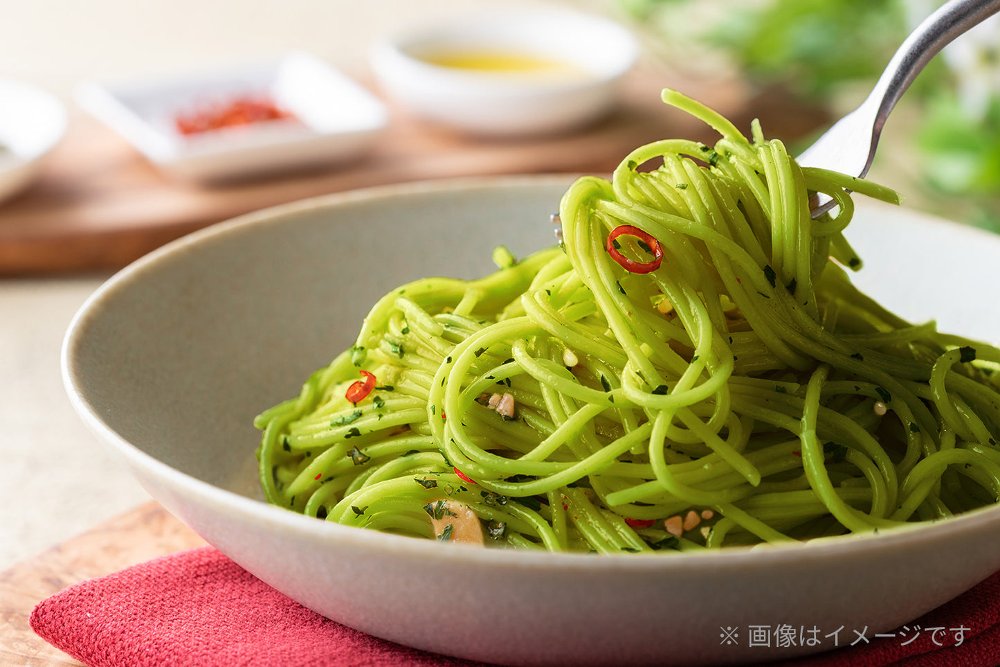 時短・プラントベースパスタ「藻っとパスタ」